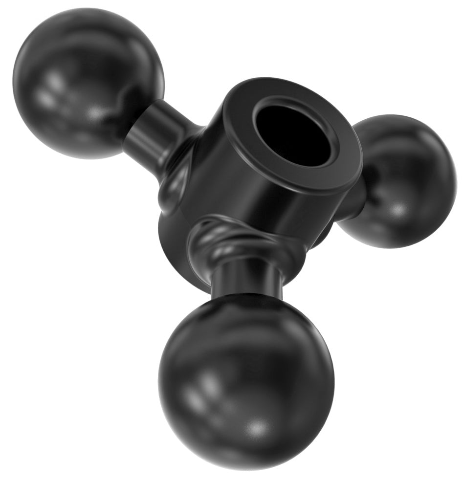 RAM Mounts RAM-B-289U – VESA-Adapterplatte – 1" Kugel, Aluminium – Schwarz