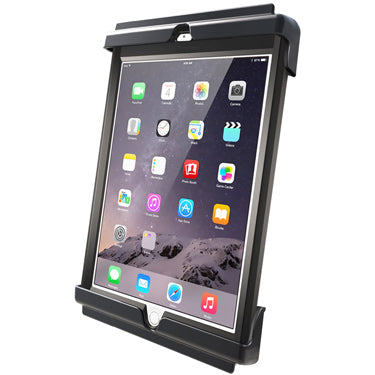 RAM Mounts Fahrzeug-Dock für iPad Air (1.–2. Gen.) – verstellbare Breite, Höhenverstellung – Schwarz
