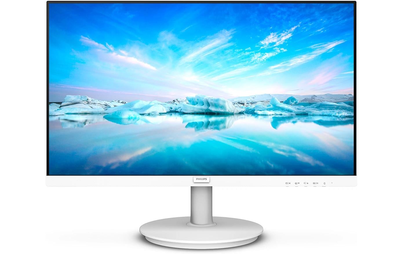 Philips 241V8AW/00 – Monitor, 23,8", 1920 × 1080 (Full HD), IPS, 75 Hz, 250 cd/m², VESA 100 × 100, Weiss