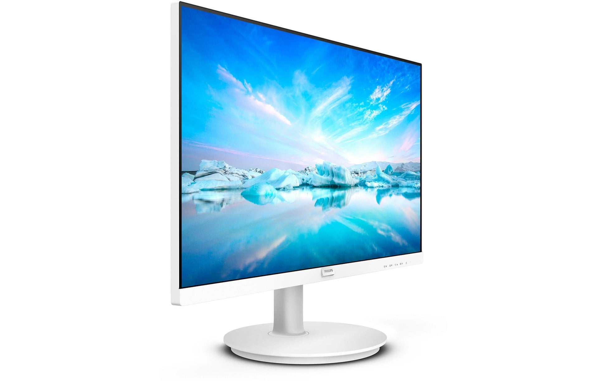 Philips 241V8AW/00 – Monitor, 23,8", 1920 × 1080 (Full HD), IPS, 75 Hz, 250 cd/m², VESA 100 × 100, Weiss