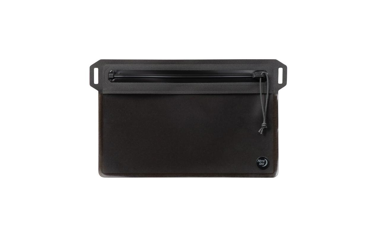 Nite Ize Reisebeutel S – wasserdicht bis 1 m (IP67), Reissverschluss – 175 × 140 × 5 mm – TPU – schwarz
