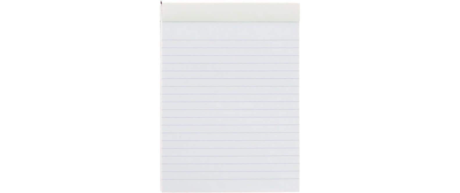Oxford Notizblock A6, liniert, 6 mm, Klammerheftung, 80 Blatt, perforiert, 90 g/m² – mehrfarbig