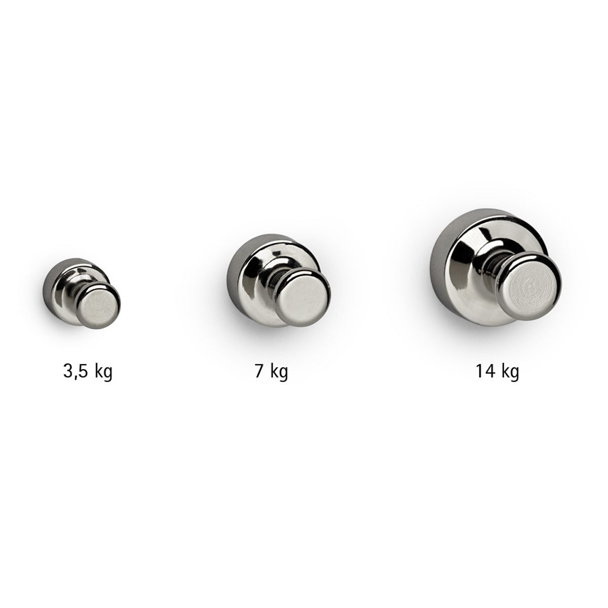 MAUL Neodym-Kegelmagnet – 12 × 16 mm – 5 Stück