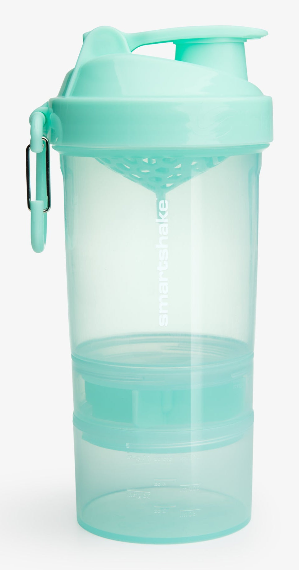 Smartshake Original2GO Trinkflasche 600 ml – Kunststoff, Klappdeckel, Mint