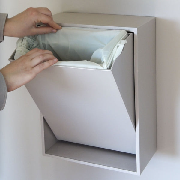 ReCollector Kehrichtsack – 15 l, Recycling-Kunststoff, Blaugrau, 370 × 500 mm, 45 Stk