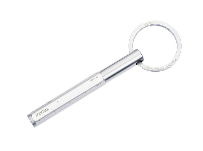 Troika Schlüsselring – Aluminium, Silber, 6er-Pack