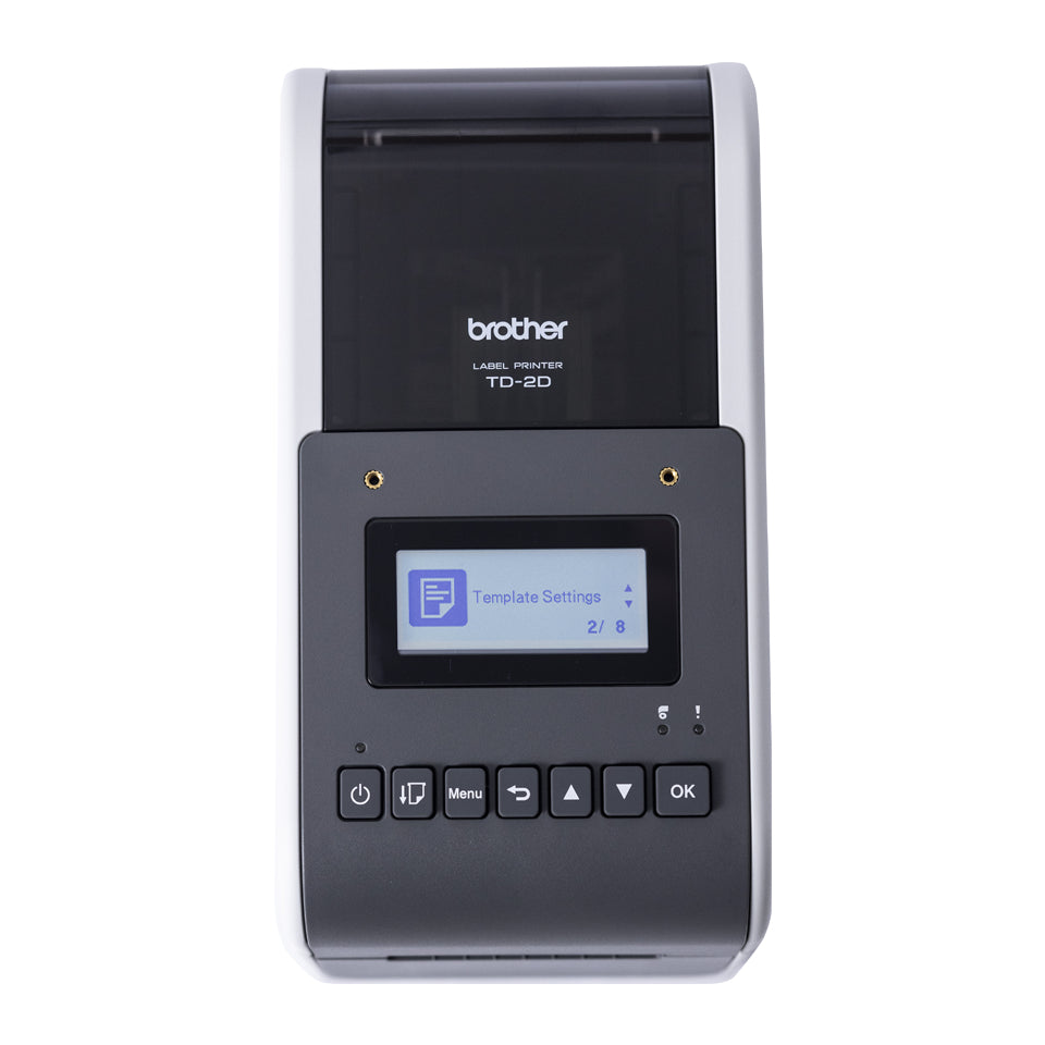 Brother Etikettendrucker, Thermodirekt, bis 50,8 mm, Akku-Option, LCD-Display, USB, LAN, 300 dpi