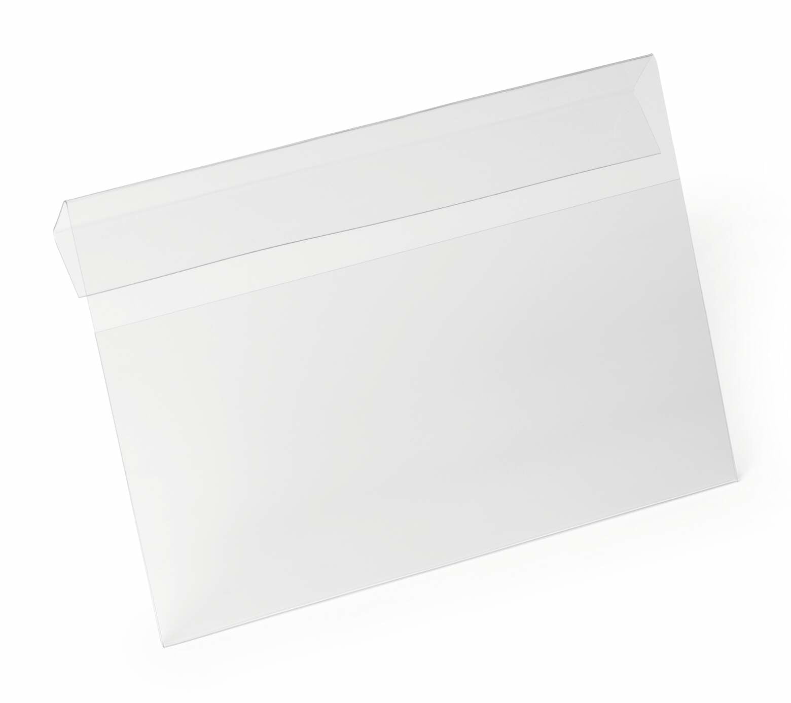 Durable Kennzeichnungstaschen – 210 × 148 mm, transparent, wiederablösbar, 10er-Pack