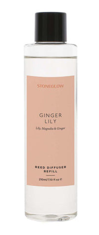 Stoneglow Nachfüllung für Duftstäbchen, Ginger Lily, 210 ml