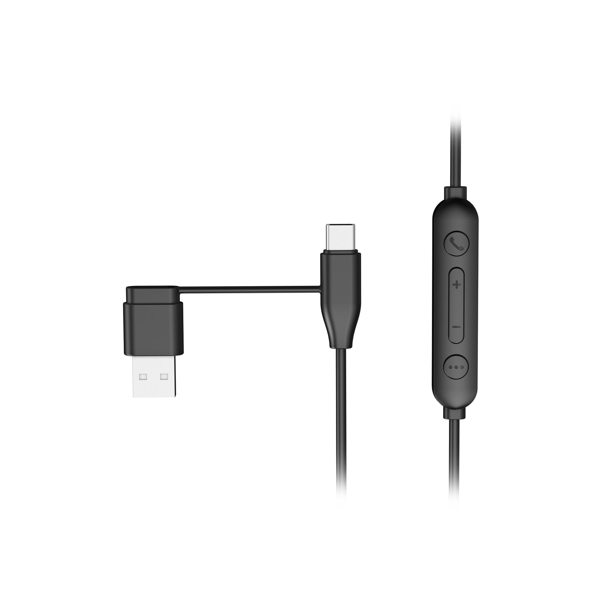 Kensington H950 EQ Office-Headset – On-Ear, Stereo, Kabel (USB-C/USB-A), Schwarz