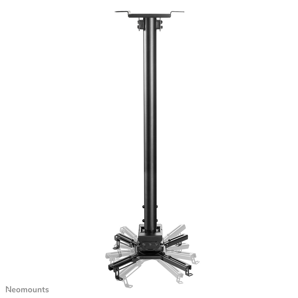Neomounts CL25-550BL1 Projektor-Deckenhalterung – 74,5–114,5 cm, schwenkbar, neigbar, 35 kg, schwarz