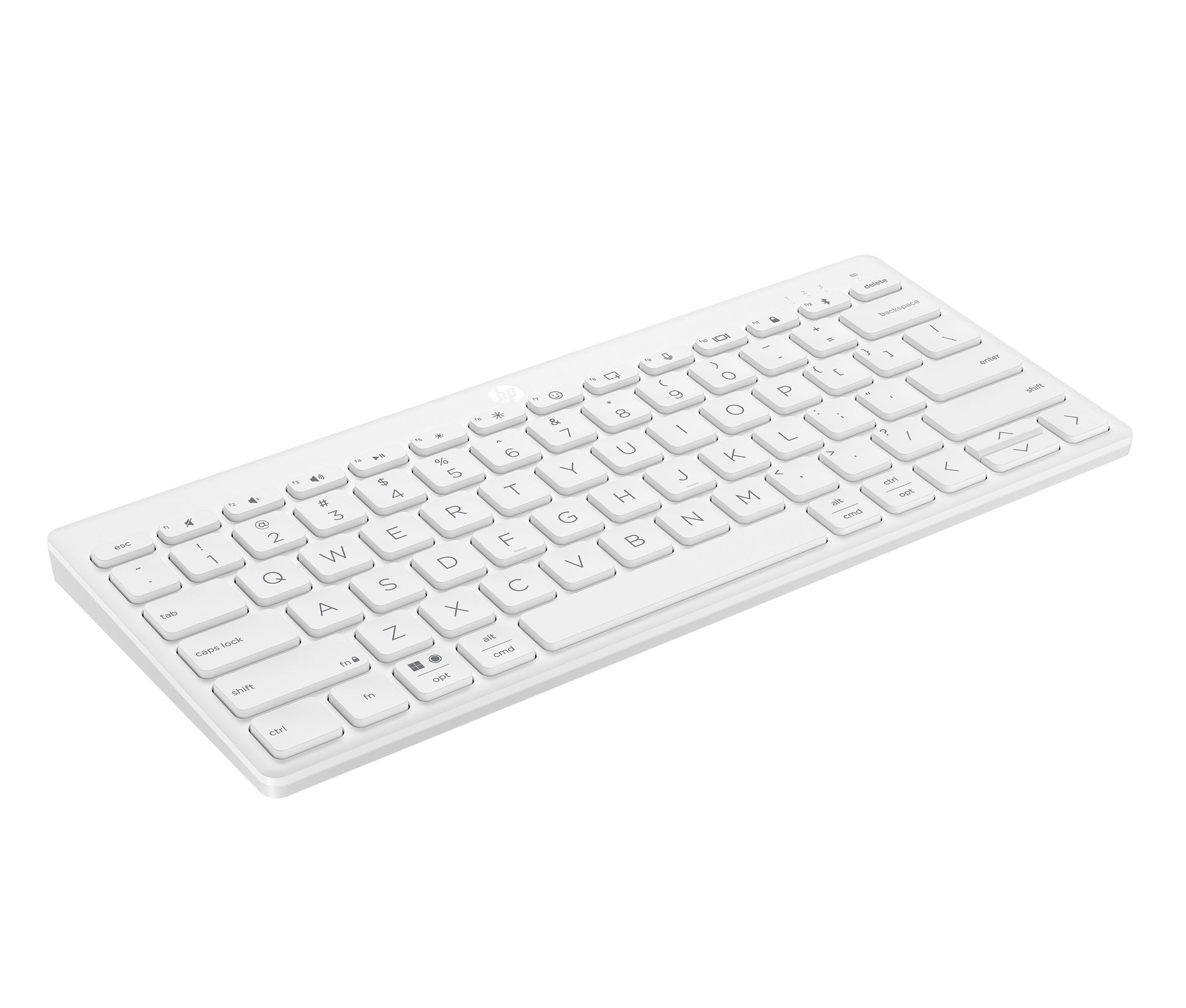 HP 355 Compact Multi Nordic – Kompakte Tastatur – Mechanisch – Bluetooth 5,2 – Ohne Ziffernblock – Schwarz