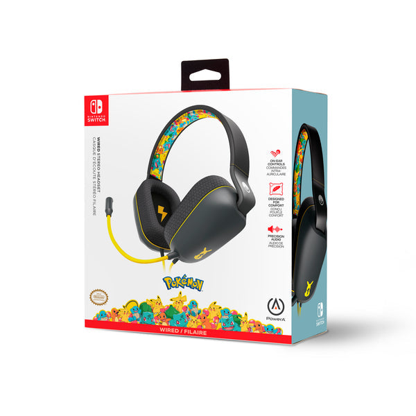 PowerA NSHS0139-01 Gerätespezifisches Headset – On-Ear, Kabelgebunden, 3,5 mm Klinke, für Nintendo Switch