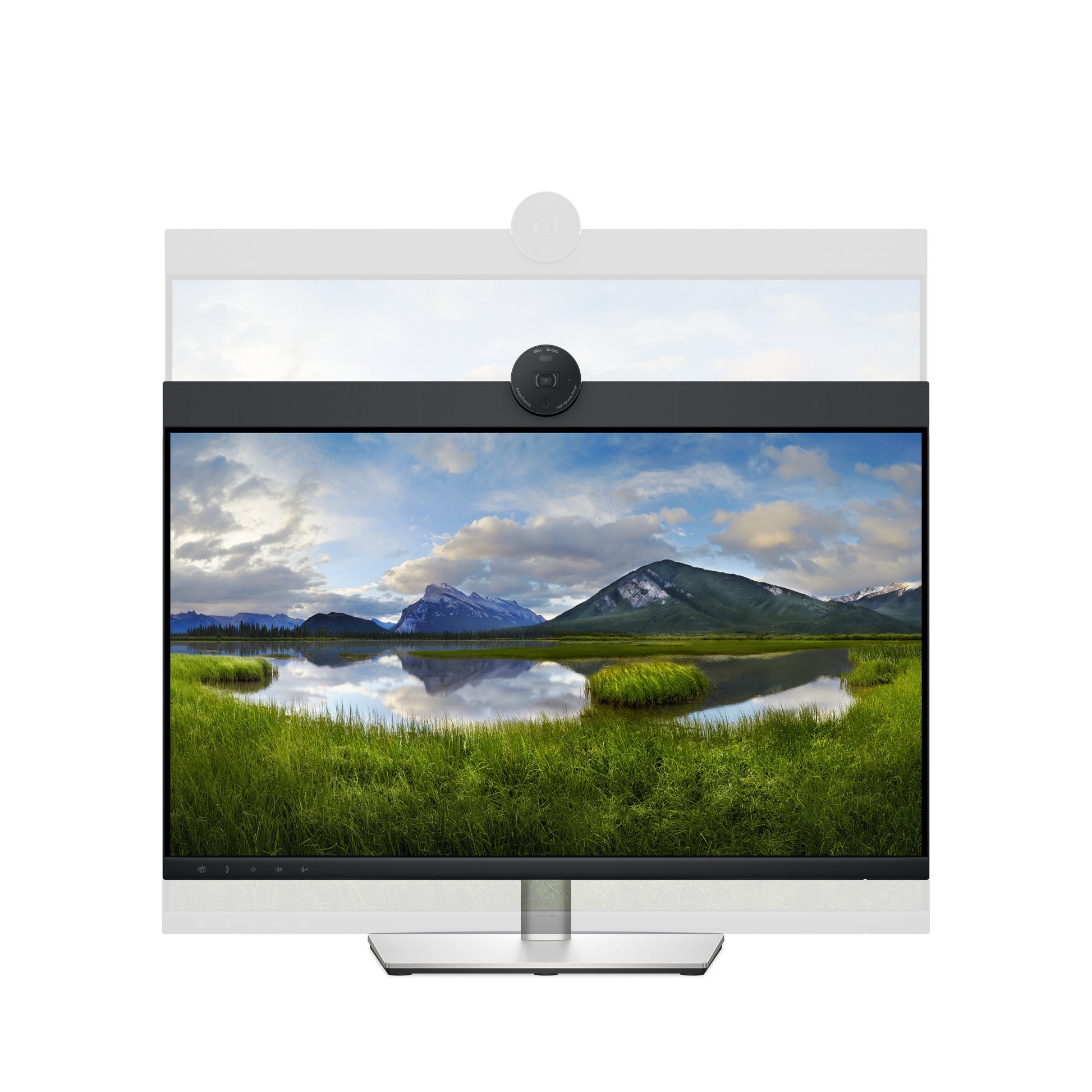 DELL P2424HEB – Monitor, 23,8", 250 cd/m², Webcam, USB-C, Integrierte Lautsprecher, VESA 100 × 100, Schwarz