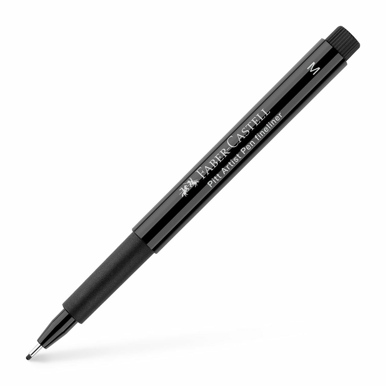 Faber-Castell Pitt Artist Pen Pigment Liner – 0,7 mm, schwarz, 1 Stk., wasserfest