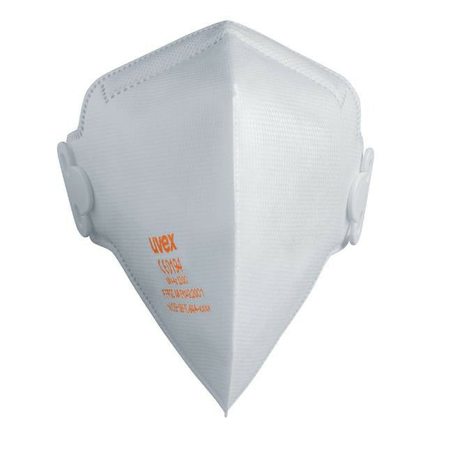 Uvex Atemschutzmaske FFP2 silv-Air c 3200 – Einheitsgrösse – Weiss – 30 Stk.