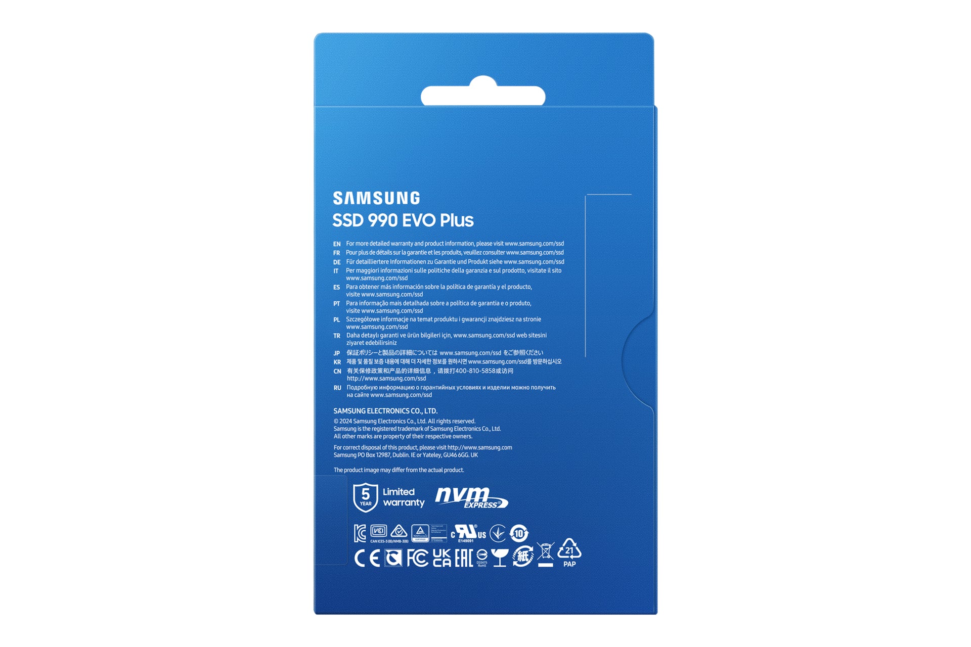 Samsung 990 EVO Plus – M.2 2280 NVMe PCIe 4.0 SSD, 7150/6300 MB/s