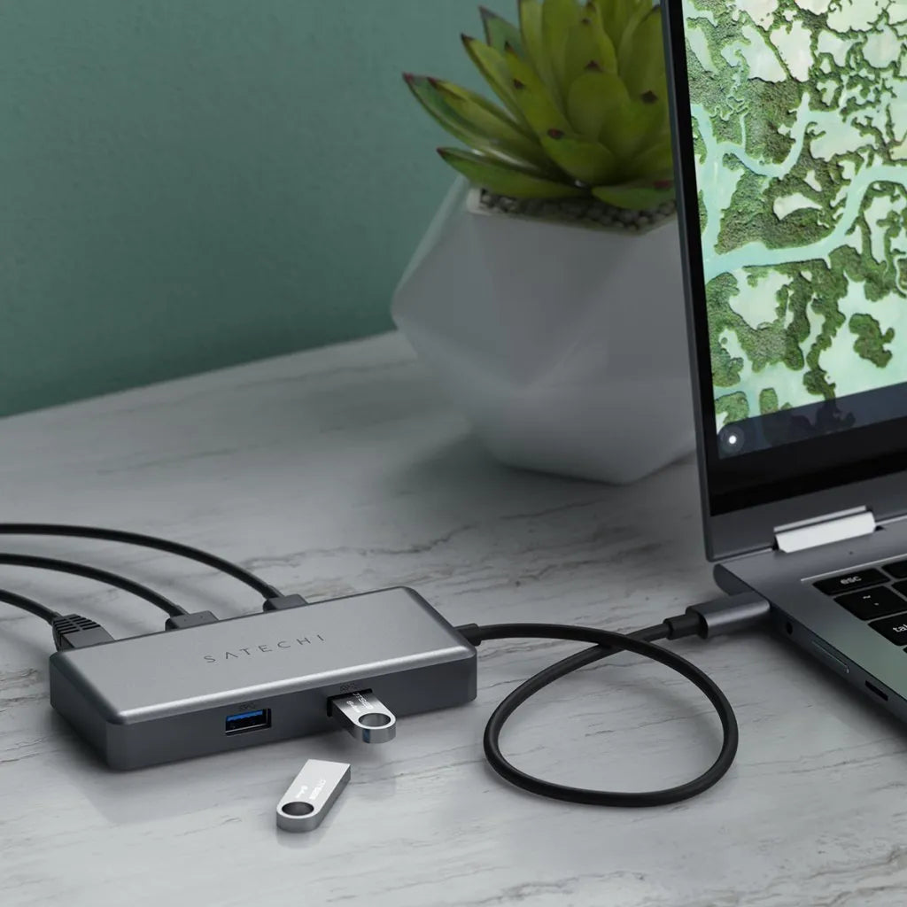 Satechi ST-UCGHM USB-Hub – USB-C, 1× HDMI, 2× USB-A