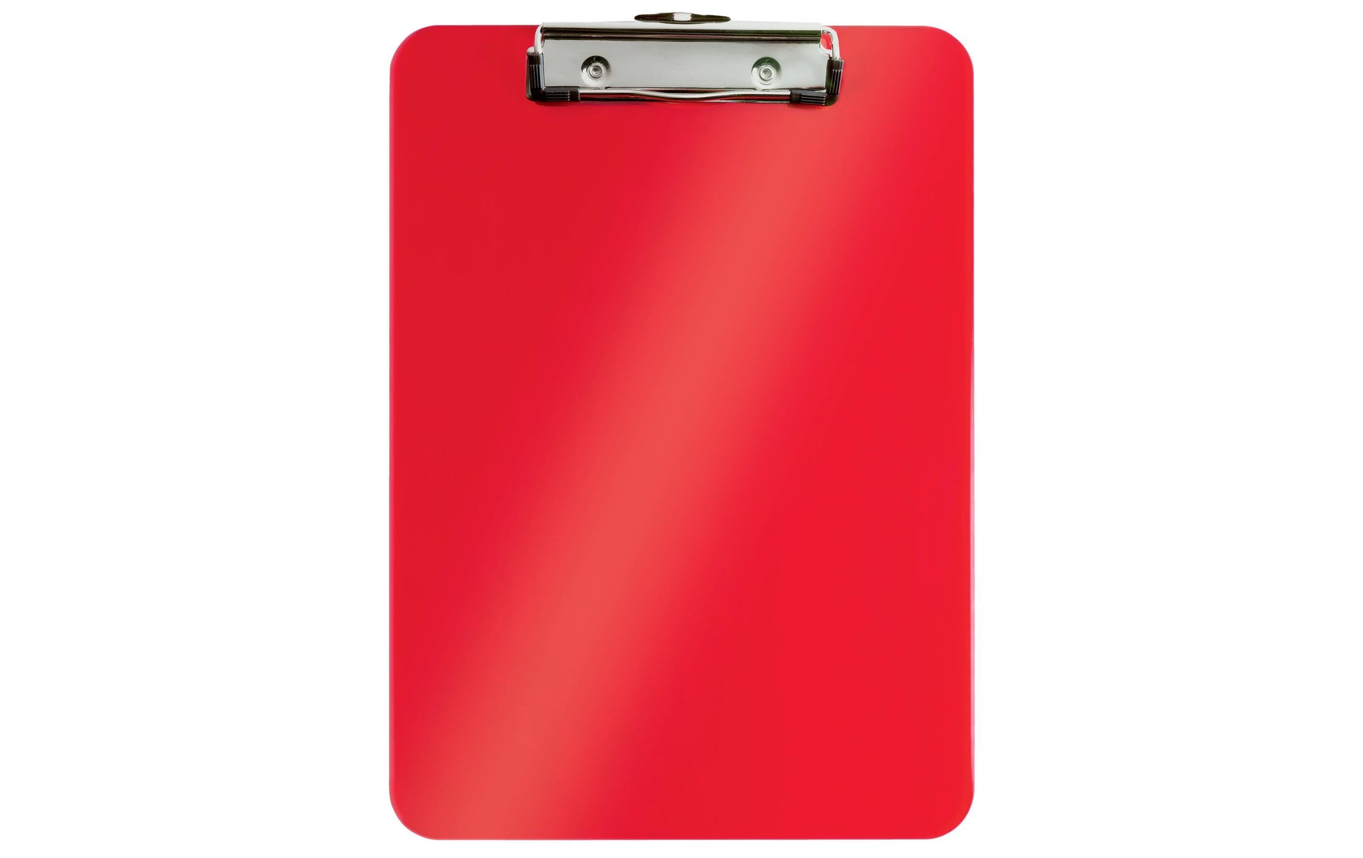Leitz WOW Klemmbrett A4 – Kunststoff (PS), rot – bis 80 Blatt