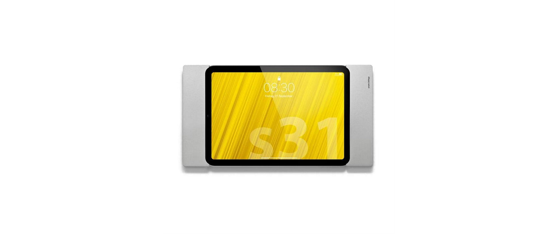 Smart Things Tablet-Wandhalterung – für iPad mini 8,3" (6. Gen.), abschliessbar, inkl. 2 Schlüssel – Silber