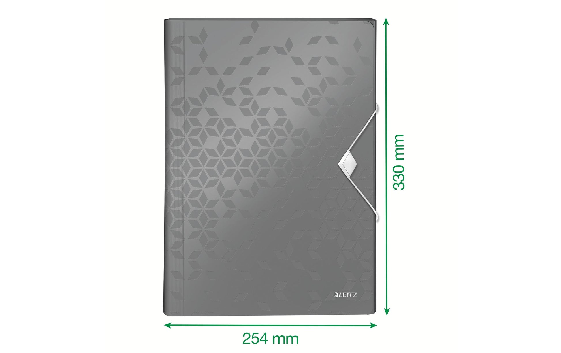 Leitz Sammelmappe für A4, Kunststoff, Eisblau, mit Gummizug