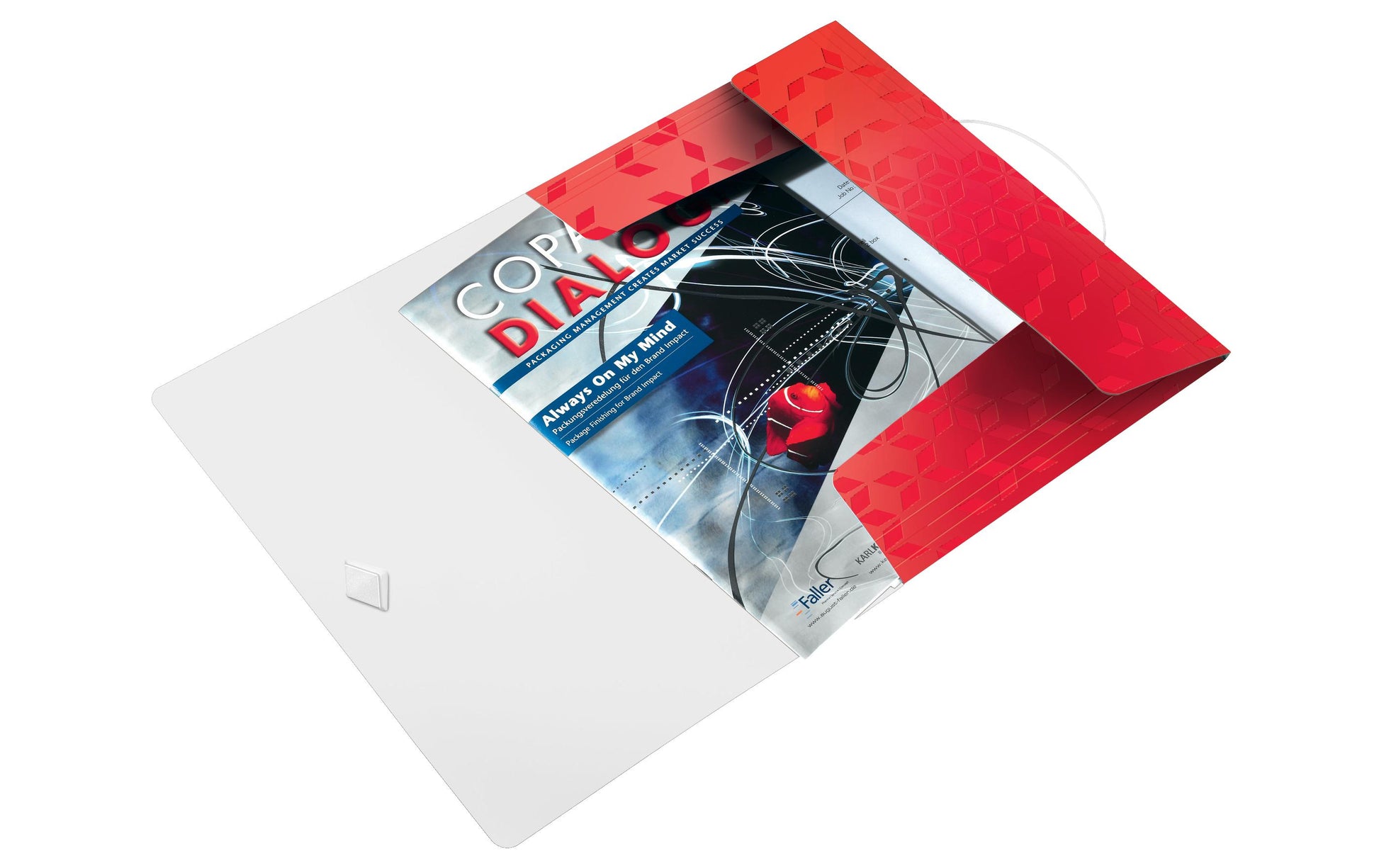 Leitz WOW Gummibandmappe A4 – Polypropylen (PP), rot, säurefrei, bis 150 Blatt