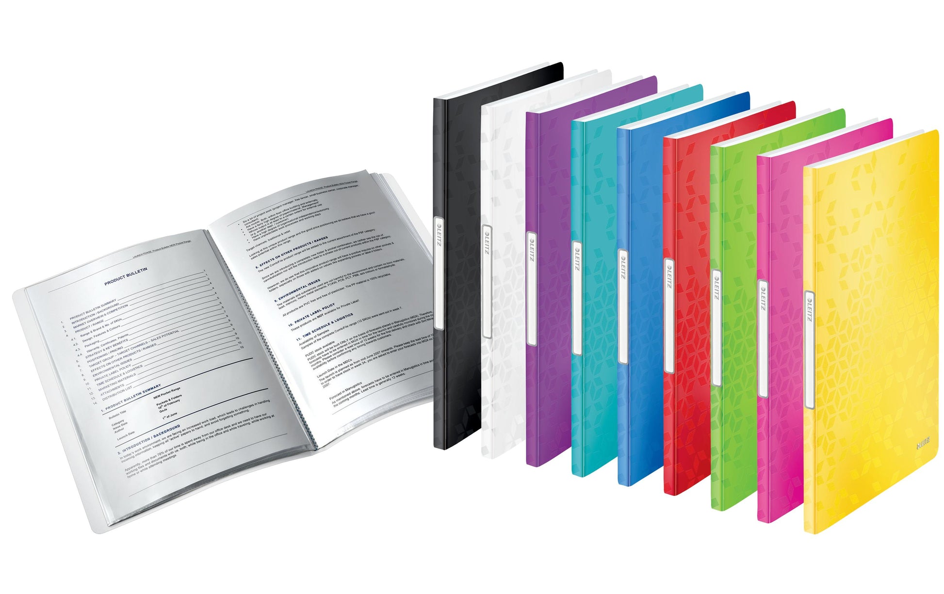 Leitz Sichtbuch A4, 20 Hüllen, PP, Rot – 1 Stück