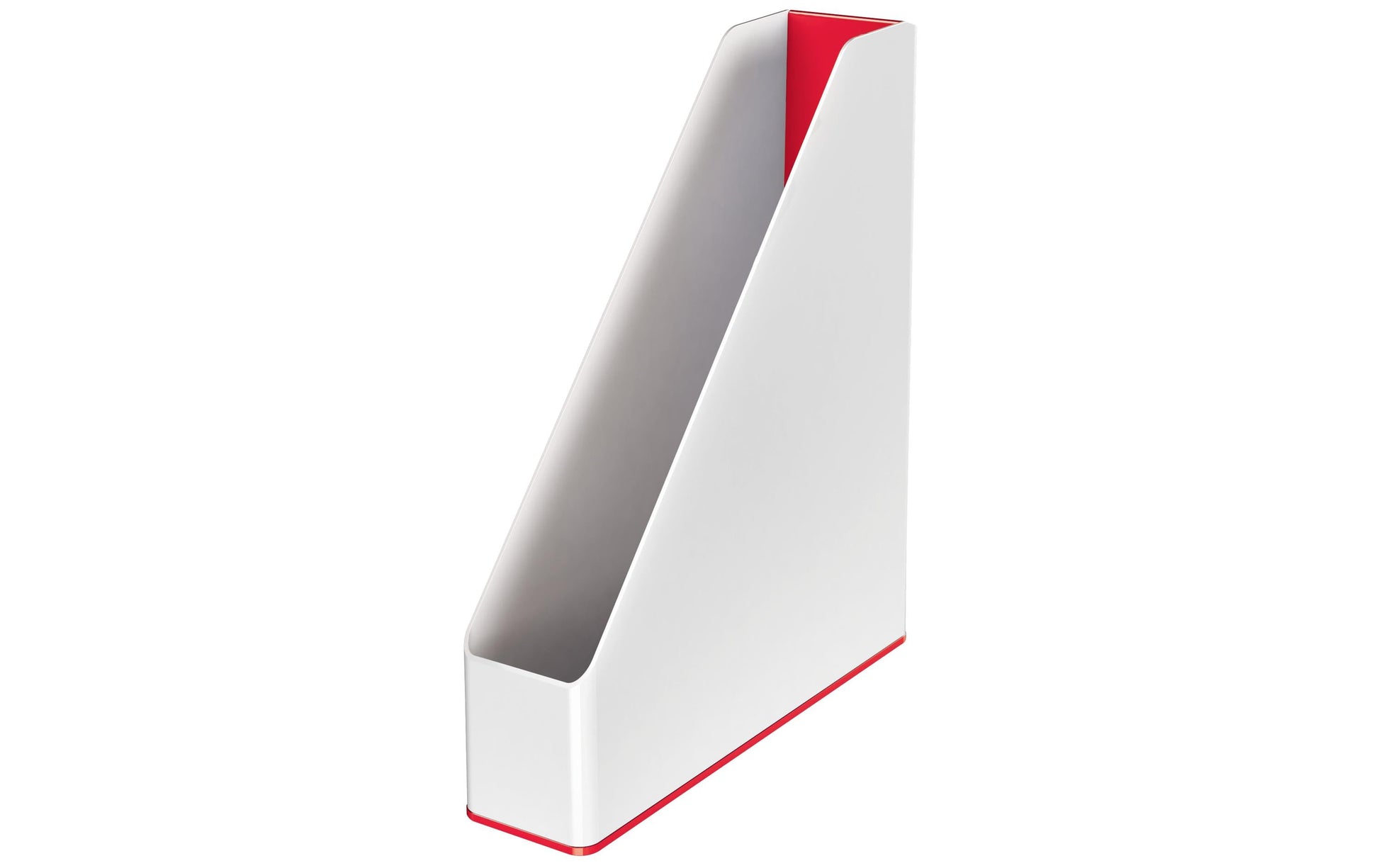 Leitz WOW 53621026 – Stehsammler – A4, Polystyrol, Rot/Weiss