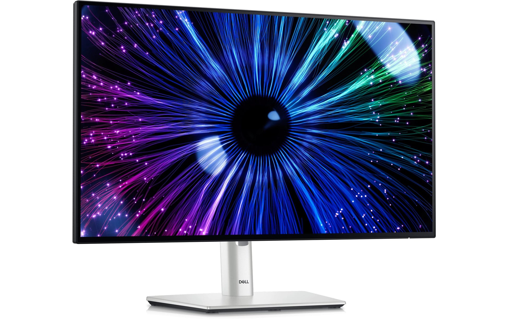 Dell UltraSharp U2424HE – Monitor, 23,8", 120 Hz, 250 cd/m², KVM, Daisy Chain, USB-C, VESA 100 × 100, Silber