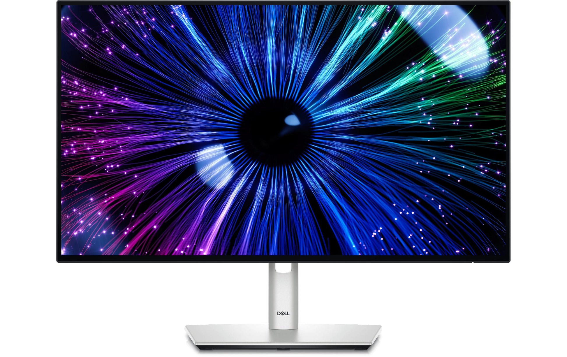 Dell UltraSharp U2424HE – Monitor, 23,8", 120 Hz, 250 cd/m², KVM, Daisy Chain, USB-C, VESA 100 × 100, Silber