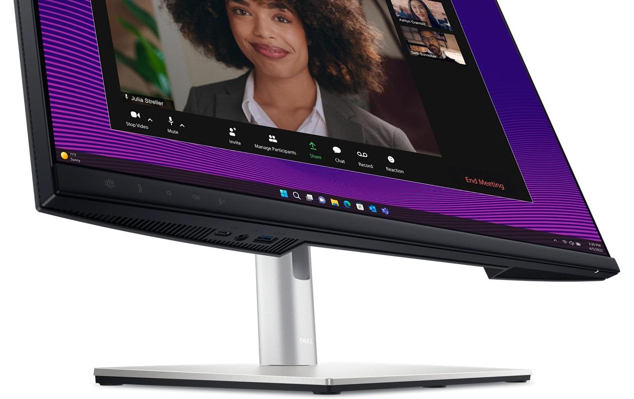 DELL Pro 27 Plus Videokonferenz-Monitor, 27", Webcam, USB-C, KVM, Daisy Chain, VESA 100 × 100, Silber