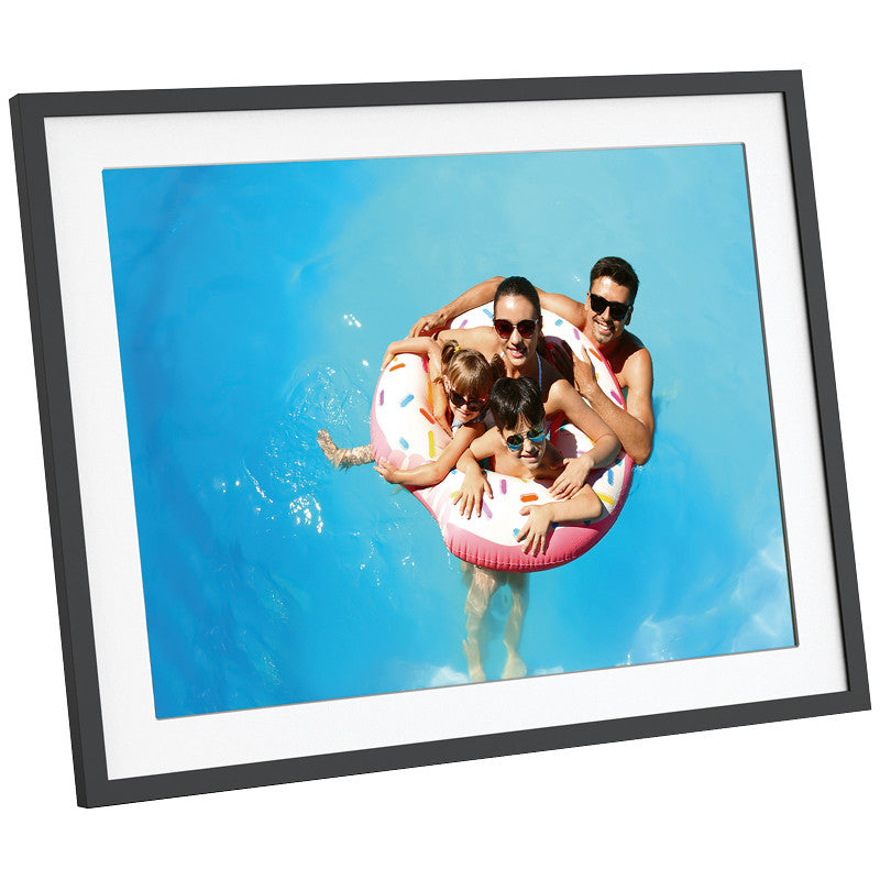AgfaPhoto APF1700 Digitaler Bilderrahmen – 17" – 1280 × 960, IPS – WLAN, USB-C – microSD – Schwarz