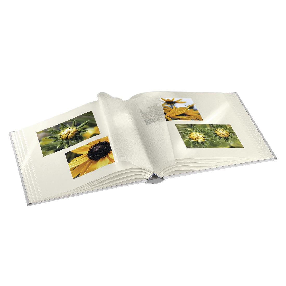 Hama Fotoalbum – für 300 × 300 mm, beige, mit Pergaminzwischenblättern, Karton