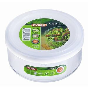 Pyrex Vorratsglas – 1,1 l, Ø 15,0 cm, Borosilikatglas, mit Deckel, spülmaschinenfest