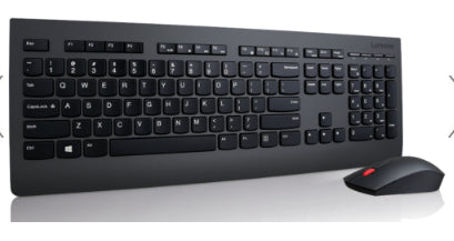 Lenovo Tastatur- und Maus-Set – 2,4 GHz – QWERTY (US-INT) – Schwarz