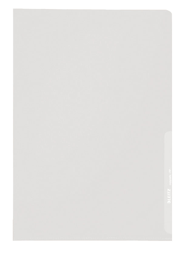 Leitz Sichtmappe A5 – 100 Hüllen, Transparent, PVC, 150 µm