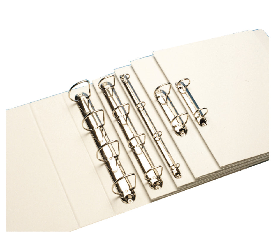 Leitz Präsentationsringbuch – 4-Ring Ø 25 mm – für A4 – Rückenbreite 4,3 cm – 3 Aussentaschen – weiss