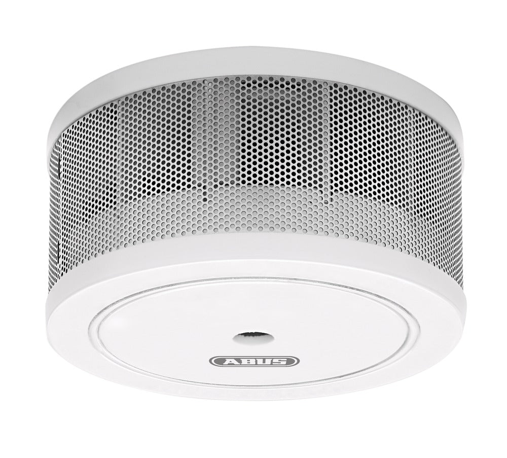 ABUS Mini GRWM30600 – Funk-Rauchmelder, 10-Jahres-Batterie, 85 dB, EN 14604 – Weiss