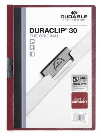 Durable Unterschriftenmappe – A4, Aubergine, Kunststoff