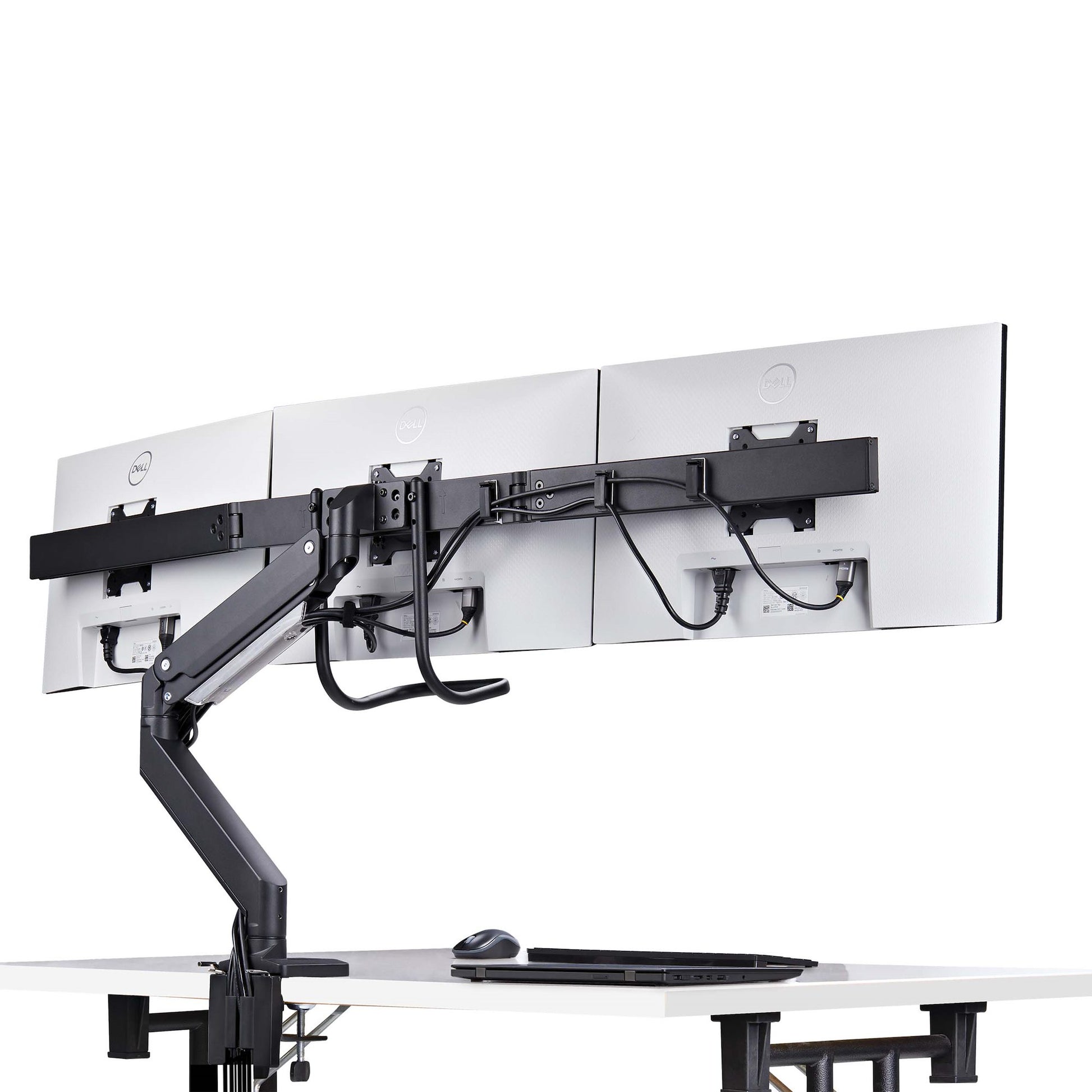StarTech.com Monitorarm Tischhalterung – Klemme/Durchführung – 3 Monitore – 17–27" – VESA 75×75/100×100 mm