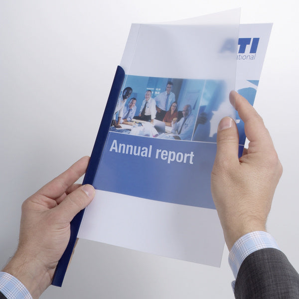 Durable Klemmschiene für A4, Kunststoff, rot – Füllhöhe 3 mm – bis 30 Blatt – 100 Stk