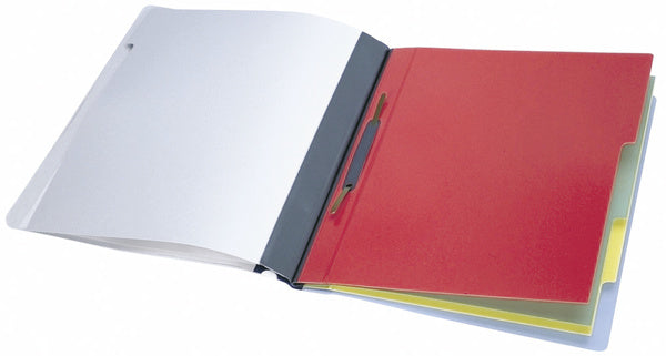 Durable Schnellhefter Divisoflex – A4, PP, blau, Beschriftungsfeld