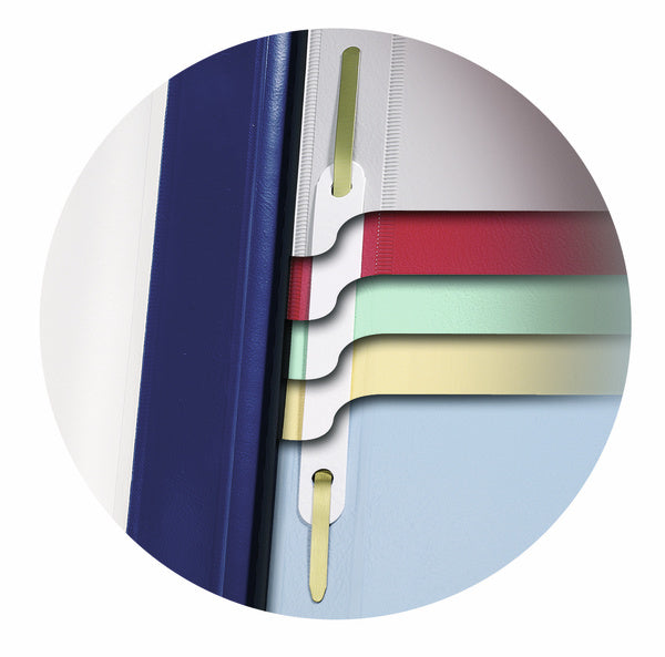 Durable Schnellhefter Divisoflex – A4, PP, blau, Beschriftungsfeld