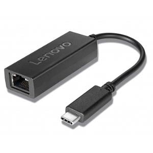Lenovo 4X90L66917 Netzwerkadapter USB-C zu RJ-45 – 1× RJ-45, 0,2 m, für Laptop, Schwarz