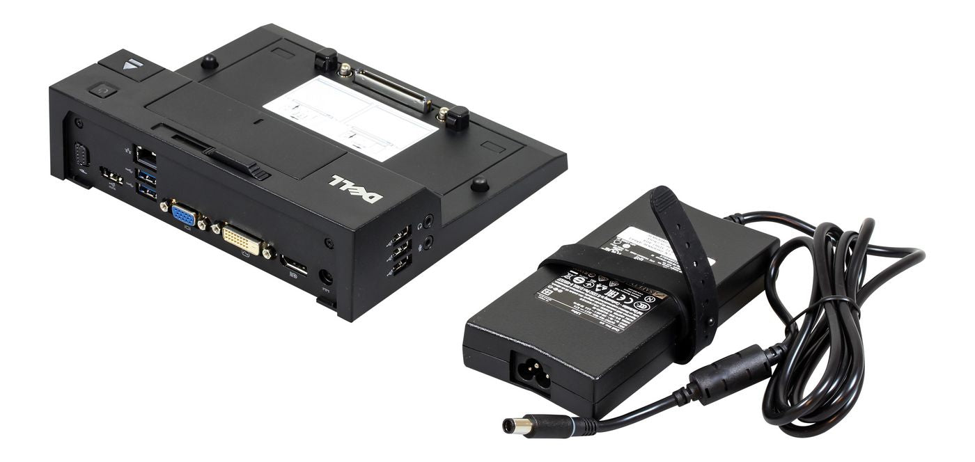 DELL 331-6307 Dockingstation – USB-A, 1× DP, 1× VGA, 1× DVI, 5× USB-A, 3,5 mm Audio