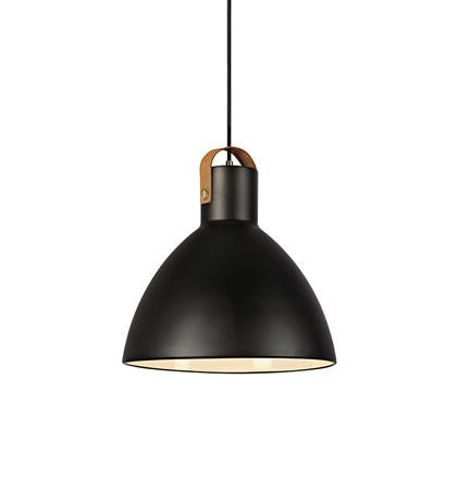 Markslöjd Pendelleuchte Eagle – Ø 35 × 28 cm, 60 W, dimmbar, schwarz, E27