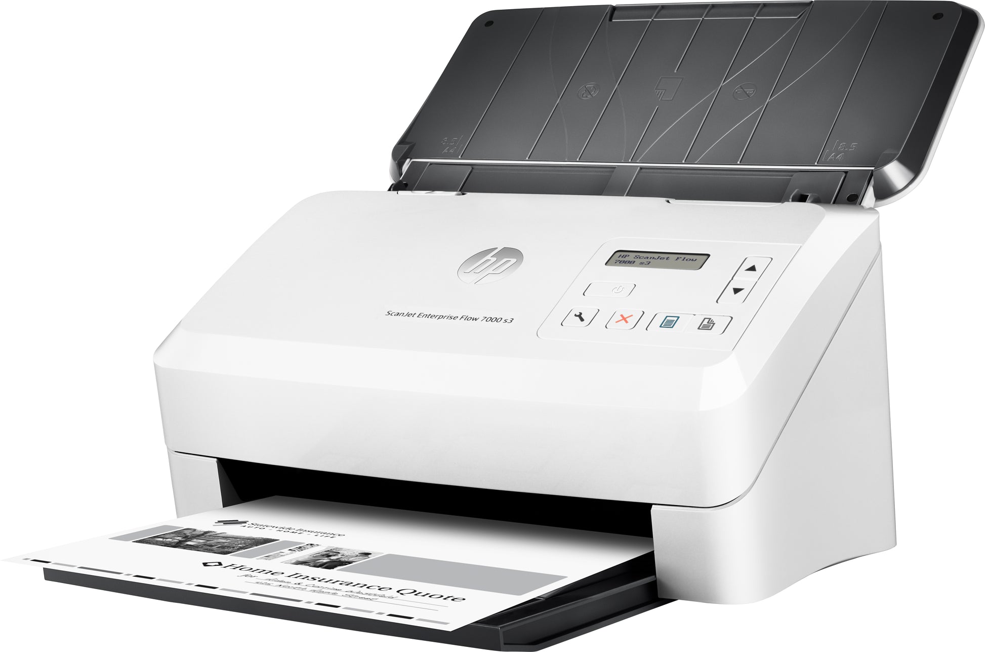 HP SCANJET ENTERPRISE FLOW 7000 S3 – Dokumentenscanner, Duplex, 75 Seiten pro Minute