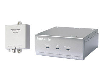Panasonic i-PRO WJ-PC200E Konverter – PoE – 1× RJ-45, 1× BNC – 10/100 Mbit/s – Silber – 76 × 76 × 36 mm