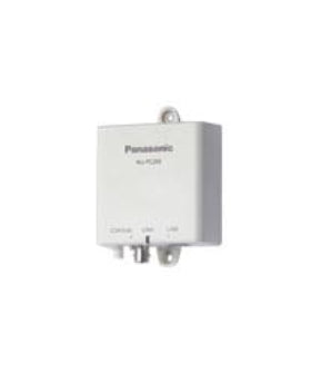 Panasonic i-PRO WJ-PC200E Konverter – PoE – 1× RJ-45, 1× BNC – 10/100 Mbit/s – Silber – 76 × 76 × 36 mm