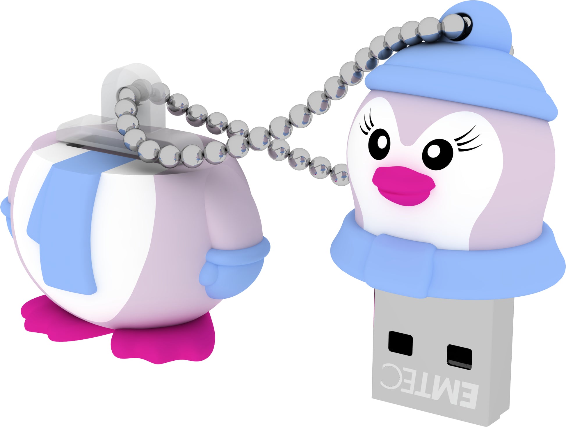 Emtec Animalitos Lady Penguin USB-Stick – 16 GB, USB 2.0, mehrfarbig